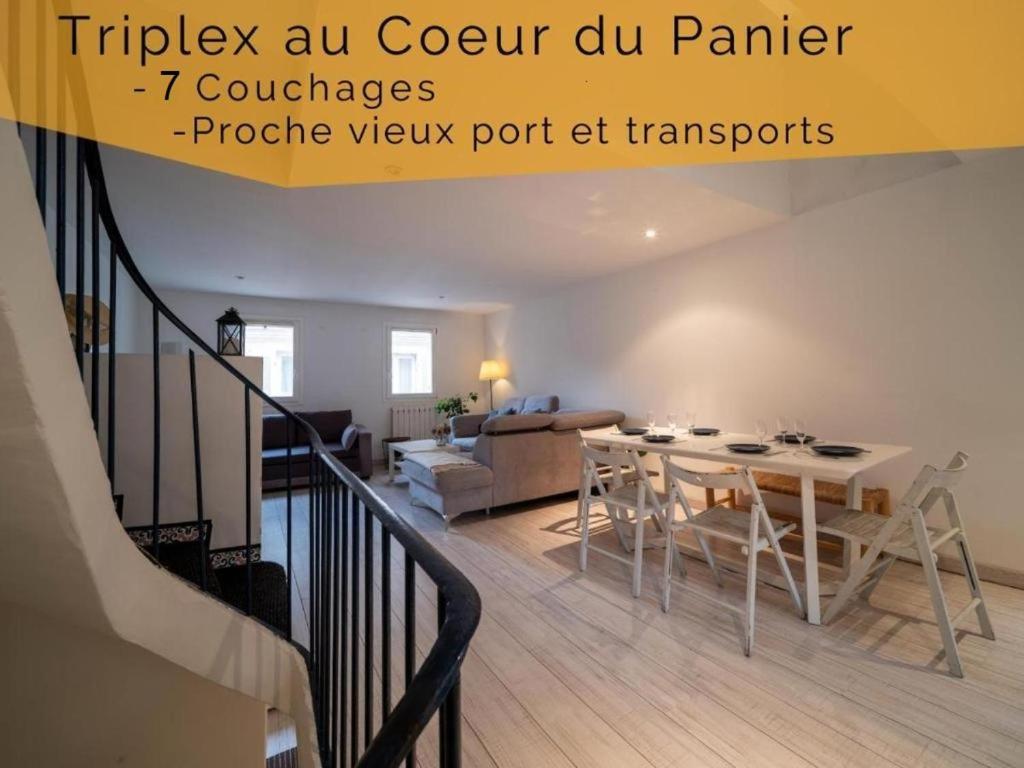 Cosy Triplex 120m2 Terrasse Au Panier Vue Major Vieux Port 7 Couchages Option Parking Apartment *